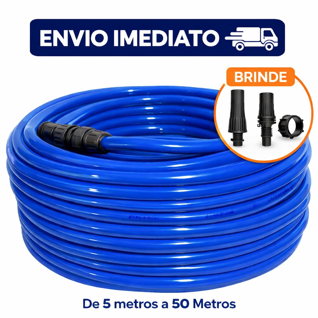 Mangueira de Jardim Metros Reforçada Lisa Flexivel Mangueiras Para Quintal Borracha