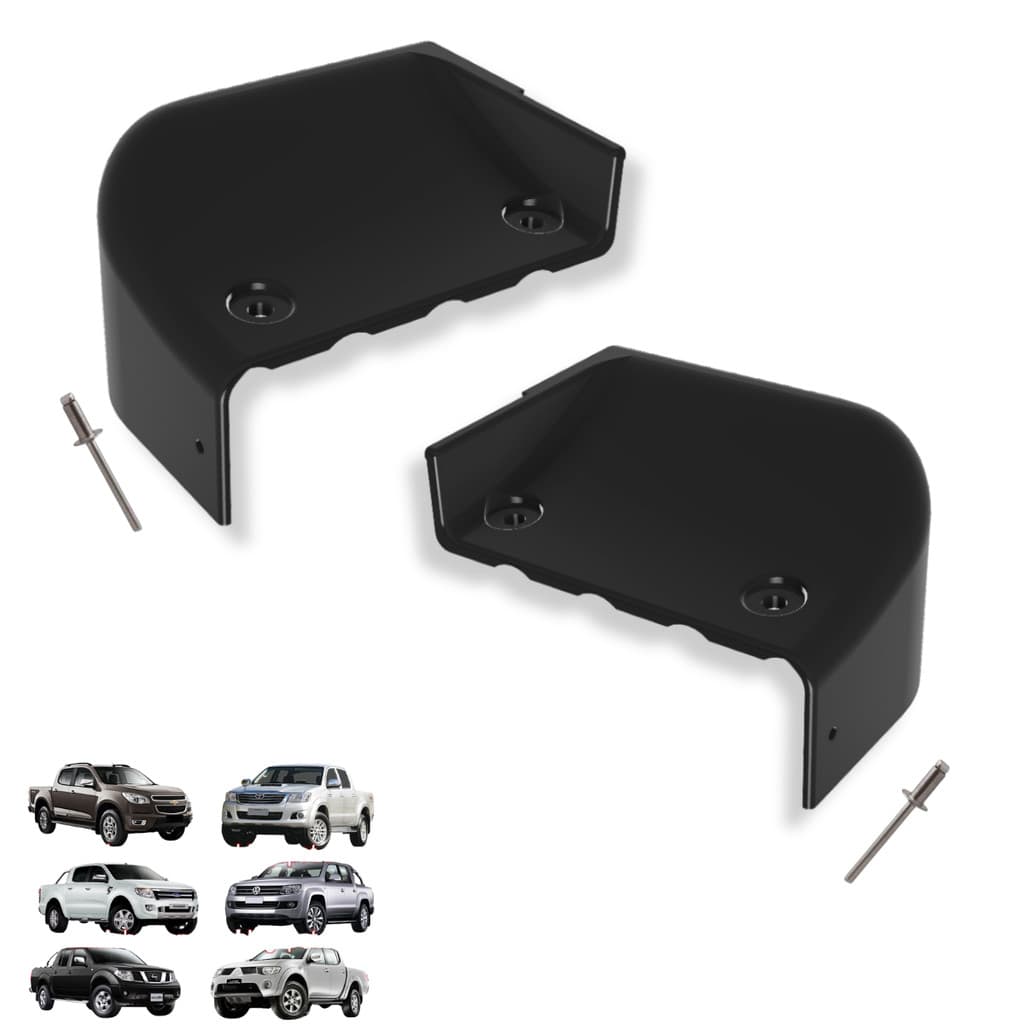 Par Ponteira Para Estribo Ponta Hilux S10 L200 Ranger Amarok