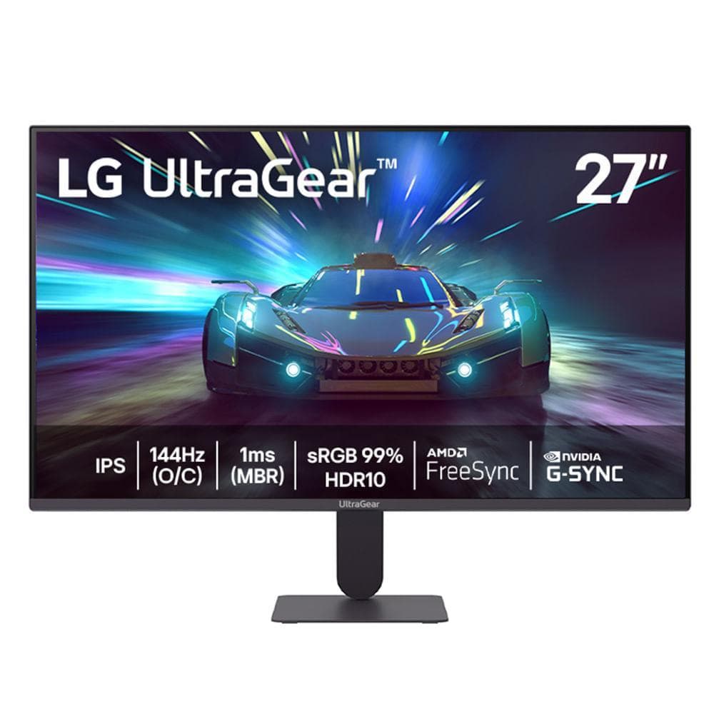 Monitor Gamer UltraGear™ 27" LG Full HD, 144Hz, 1ms com 15000:1 de Contraste - 27G411A-B