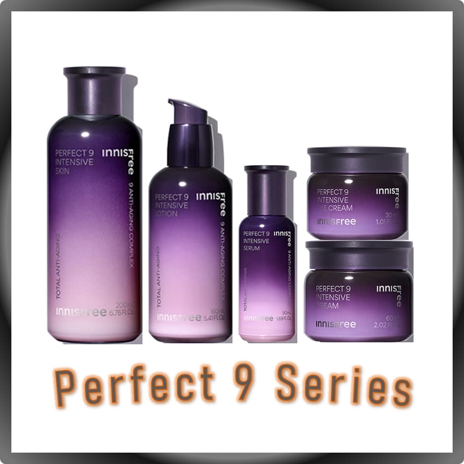 innisfree Perfect 9 Intensive Skincare ( Skin, Lotion, Serum, Cream, Eye Cream) / innisfree Perfect 9 Intensive Skincare