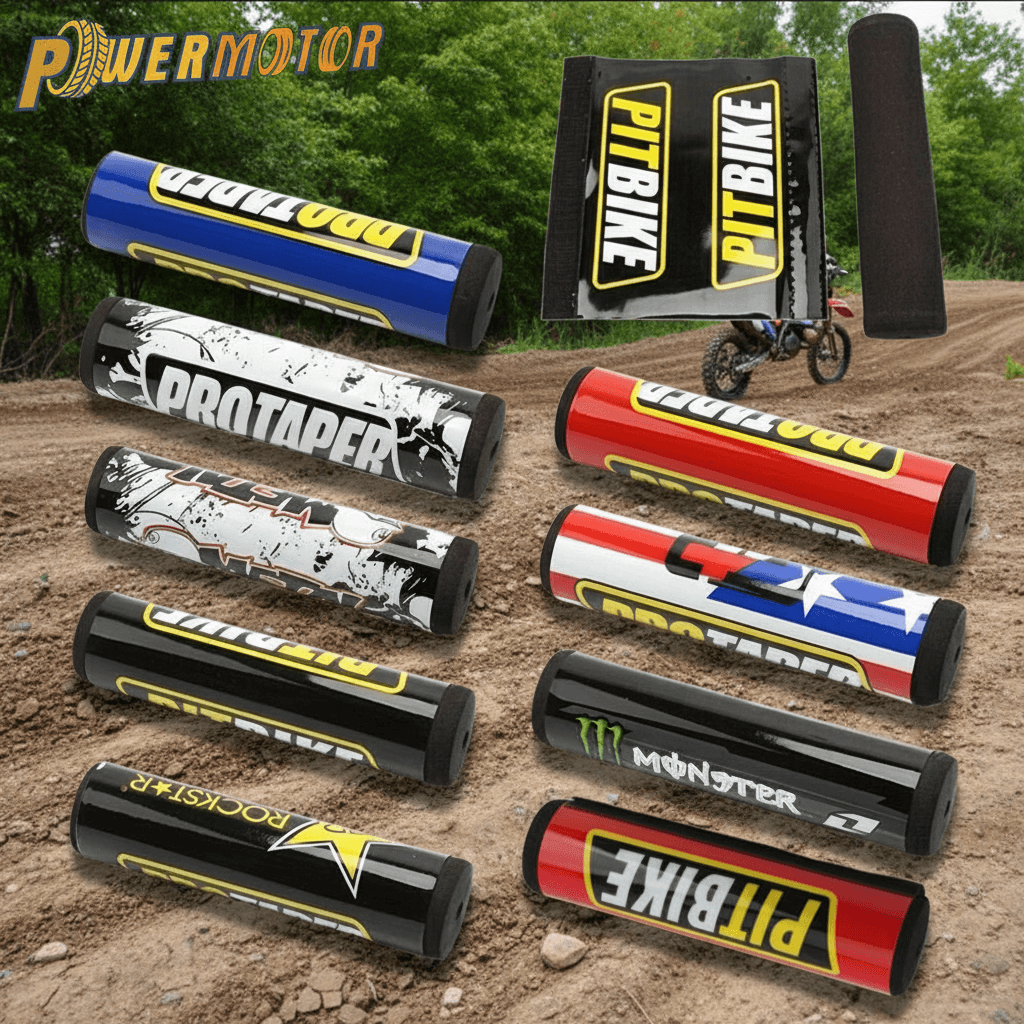  Almofada de Proteção para Guidão de Motocicleta Pit Bike, Moto, ATV, Guidão, Moto de Trilha, Acessórios para Motocross