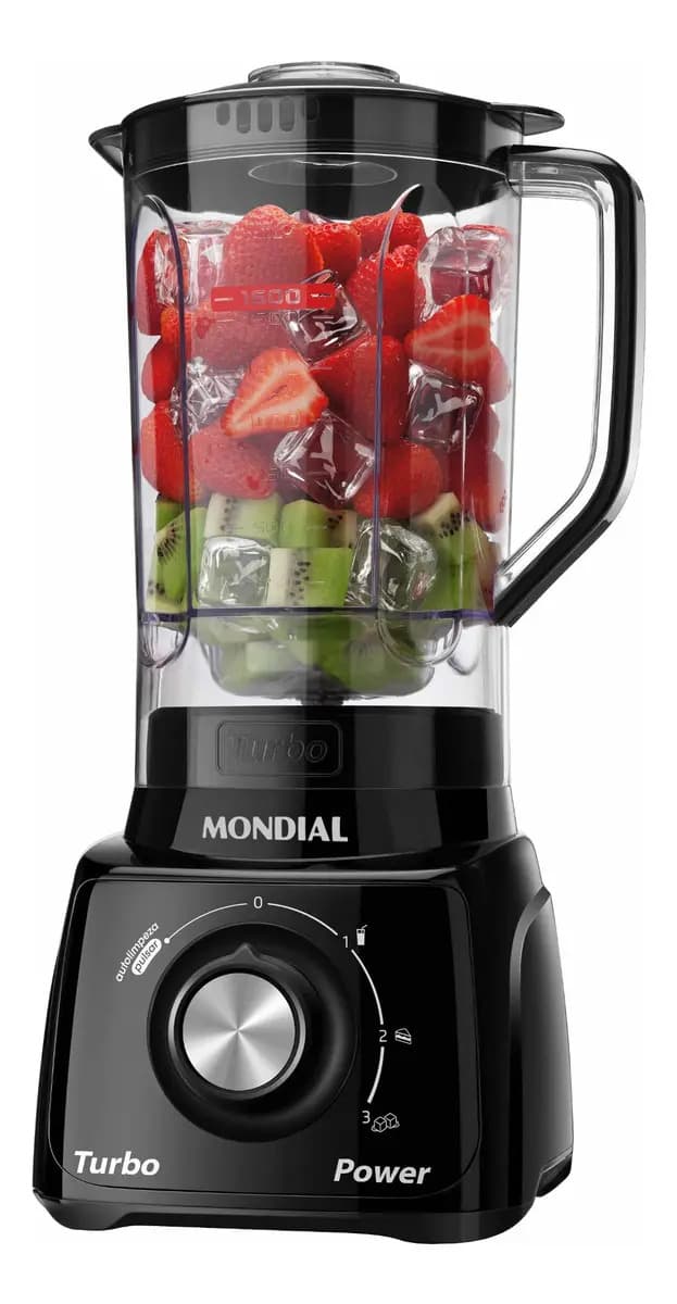 Liquidificador Turbo Power Mondial 550W - L-99 FB