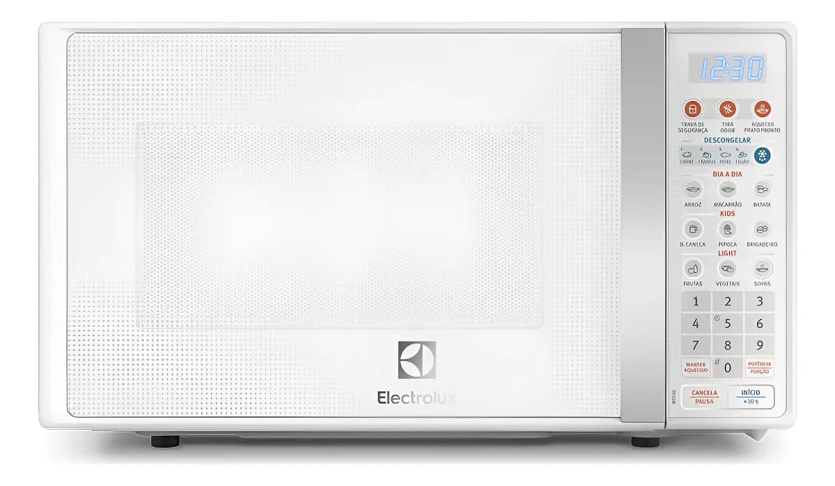 Micro-ondas MTO30 20L Com Função Tira Odor e Descongelar Cor Branco Electrolux