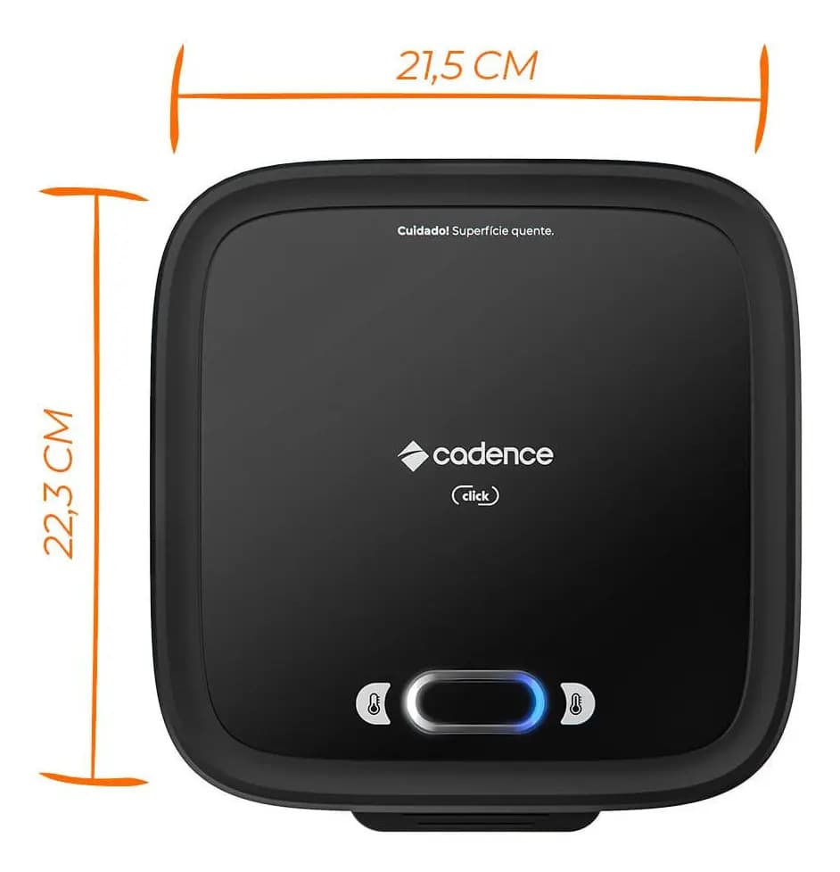 Grill Sanduicheira Cadence SAN400 Elétrica Chapa Misteira Tostex Tostequeira Hambúrguer Click